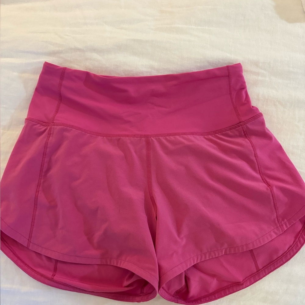 Lululemon Speed up high rise 4in shorts